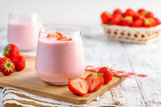 Fretta Specialty Recipe Today: Strawberry Oat Milk