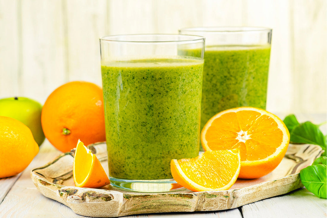 Fretta Juice Recipe Today: Citrus Green Glow Juice